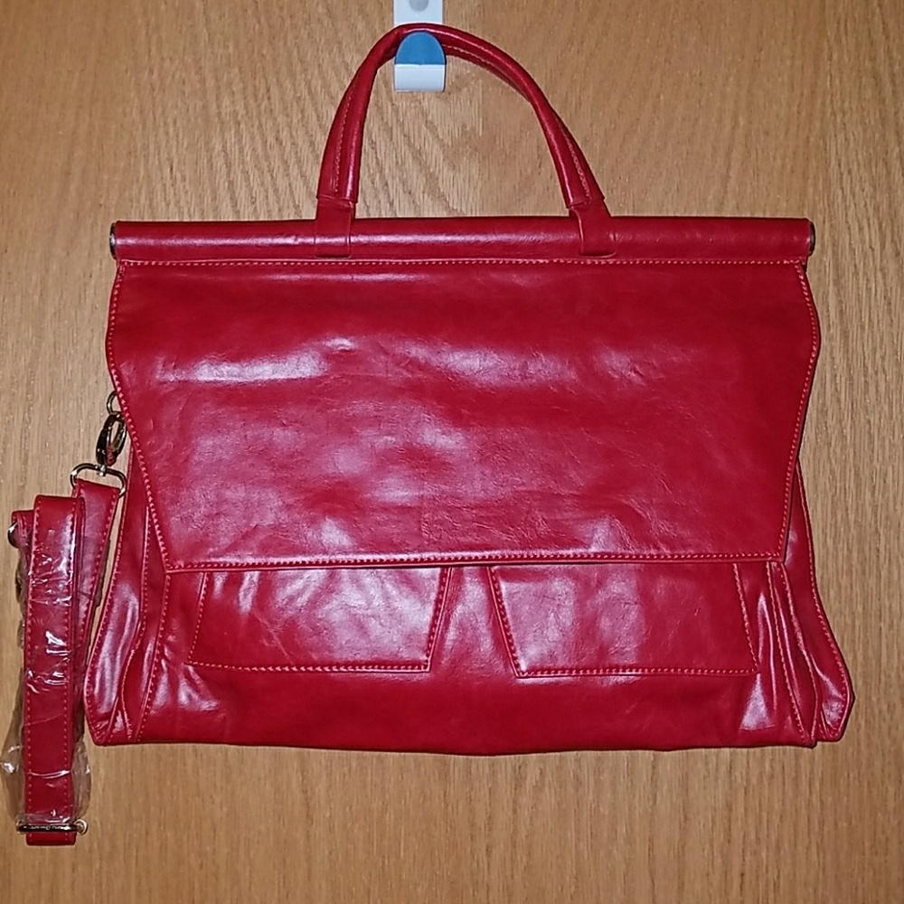 Red Work Tote